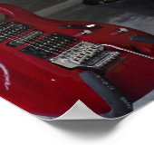 Poster Guitare acoustique cool (Coin)