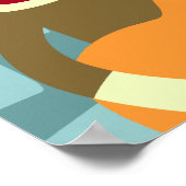 Poster Guitare acoustique de singe-Sock (Coin)