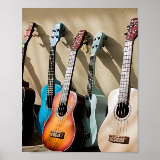 Poster Guitare acoustique géniale (Devant)