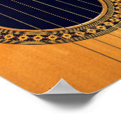 Poster Guitare acoustique géniale (Coin)