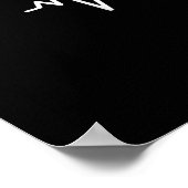 Poster Guitare acoustique Heartbeat Instrument Guitaris (Coin)