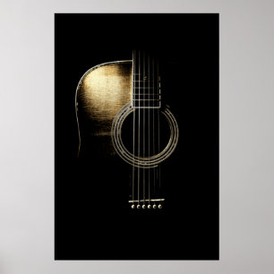 Poster Guitare acoustique Lite