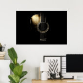 Poster Guitare acoustique Lite (Bureau à domicile)