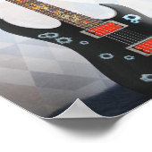 Poster Guitare acoustique mignonne (Coin)