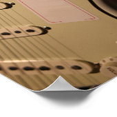 Poster Guitare acoustique mignonne (Coin)