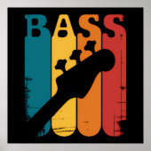 Poster Guitare basse (Devant)