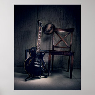 Poster guitare blues