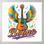 Poster Guitare Boone (Devant)