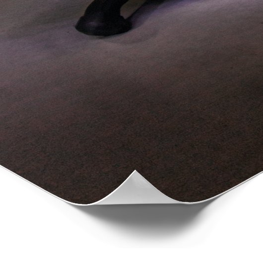 Poster Guitare Bules avec chaise (Coin)