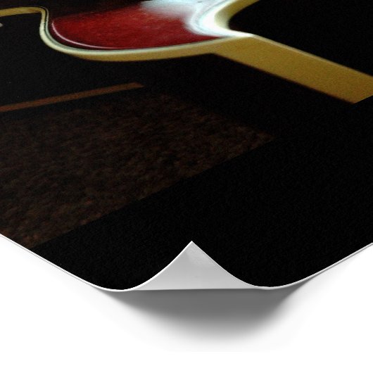 Poster Guitare - Customisée (Coin)