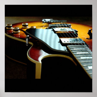 Poster Guitare - Customisée