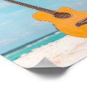 Poster Guitare de basse cool (Coin)