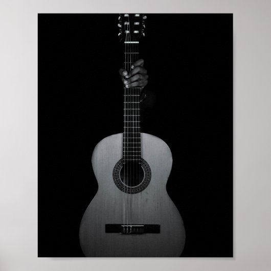 Poster Guitare de basse cool (Devant)