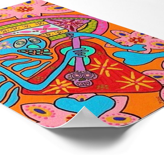 Poster Guitare de Blood Rock (Coin)