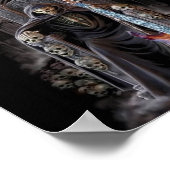 Poster Guitare de faucheuse en enfer (Coin)