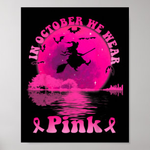 Poster Guitare De La Sorcière Du Cancer Du Sein En Octobr