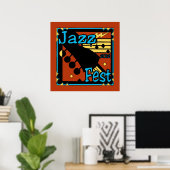 Poster Guitare du Jazz Fest 2012 (Bureau à domicile)