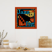 Poster Guitare du Jazz Fest 2012 (Cuisine)