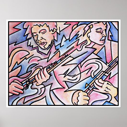 Poster Guitare Duel (Devant)