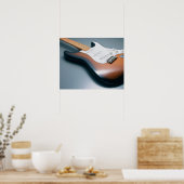 Poster Guitare électrique (Cuisine)
