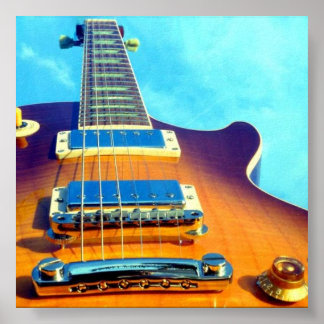 Poster guitare électrique