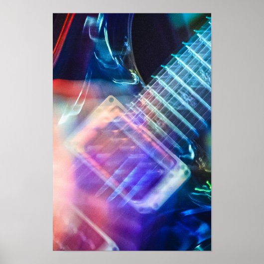 Poster Guitare électrique à lame (Devant)