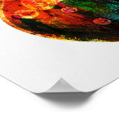 Poster Guitare électrique Abstraite (Coin)