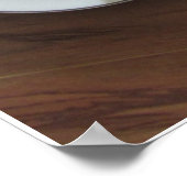 Poster Guitare électrique blanche (Coin)