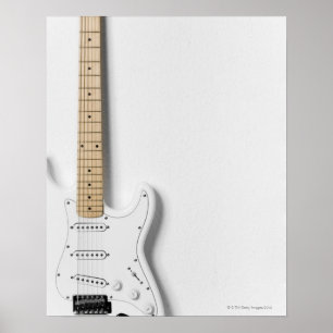 Poster Guitare électrique blanche 3