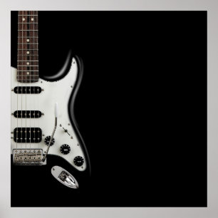 Poster Guitare électrique classique - Stratocaster Iconiq