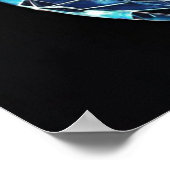 Poster Guitare électrique coupe diamant (Coin)