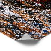 Poster Guitare Électrique Expressionniste Abstraite Art d (Coin)