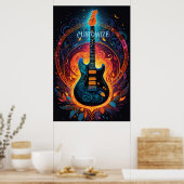 Poster Guitare électrique Sun Fire (Cuisine)