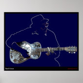 Poster Guitare en acier (Devant)