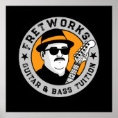 Poster Guitare et cours de basse - Fret Works (Devant)
