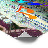 Poster guitare et musique (Coin)