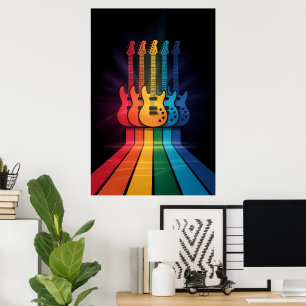 Poster Guitare Lover