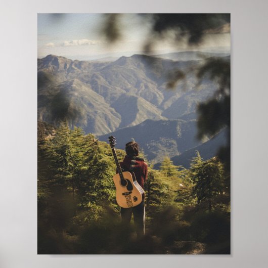 Poster Guitare mignonne (Devant)