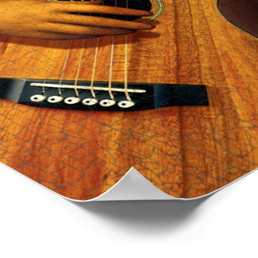 Poster Guitare Mona (Coin)