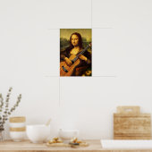 Poster Guitare Mona (Cuisine)