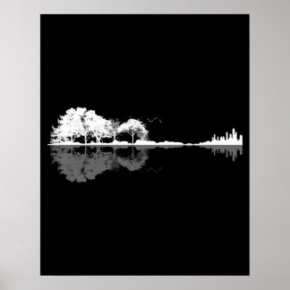 Poster Guitare naturelle