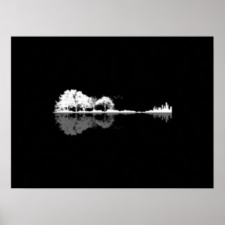 Poster Guitare naturelle