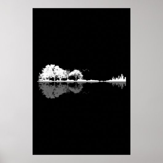 Poster Guitare naturelle (Devant)