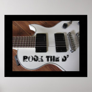 Poster Guitare Rock