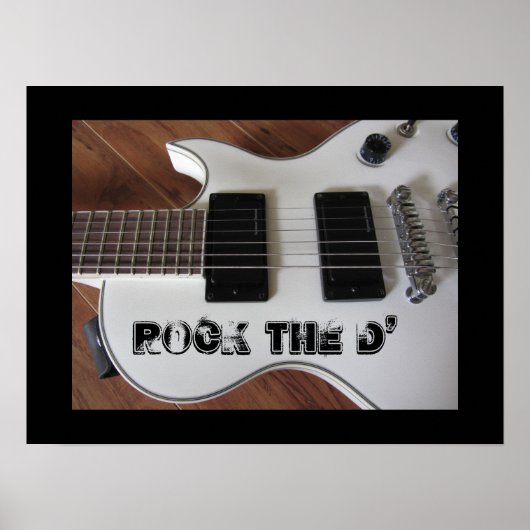 Poster Guitare Rock (Devant)