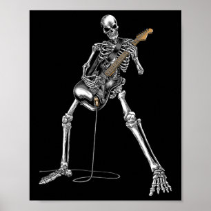 Poster Guitare Rock Band Et Roll Pour Homme Band Tee