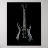 Poster Guitare Rock Band Et Roll Pour Hommes Bande Tee 10 (Devant)