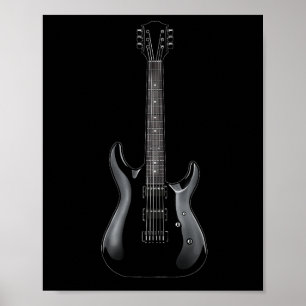 Poster Guitare Rock Band Et Roll Pour Hommes Bande Tee 10