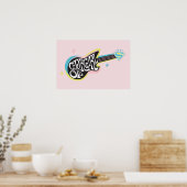 Poster Guitare supergirl (Cuisine)
