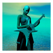 Poster Guitare triste (Devant)